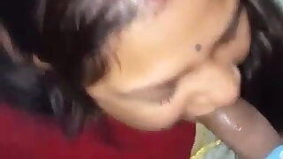 Desi biwi gives blowjob and gets fucked