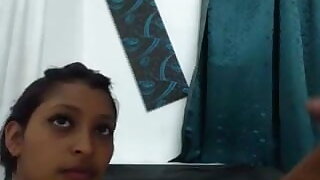 Indian chick from Fiji Sucking