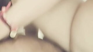Fucking my hubby in my hungry pussy