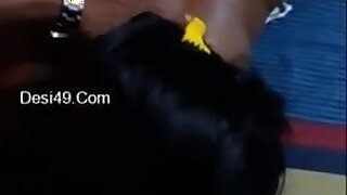 Tamil mature gives blowjob to stepson