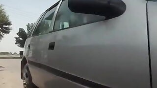 Bhai ne bahan ko car me choda