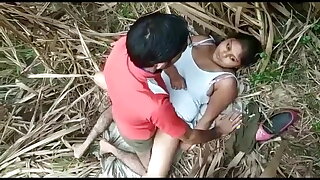 Desi village gf and bf have sex outdoors