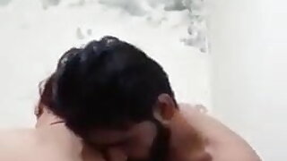 Indian wife in drivers room
