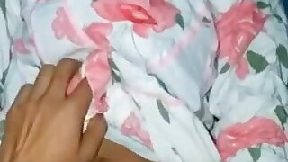 newly wedded couple enjoying sex
