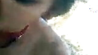 Desi Bhojpuri girlfriend fucked outdoors
