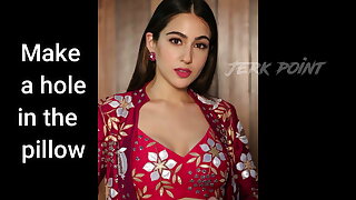 Sara Ali Khan Cum Tribute With Sex sound