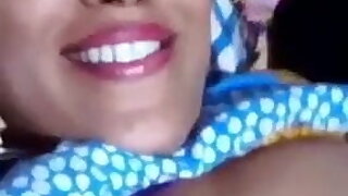 Kirty bhabhi moisturizing big boobs and her hairy big pussy