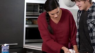 Family Strokes - Hot Teen Lets Her Stepsister's Sugardaddy Fuck Her, Too, To Reap All The Benefits