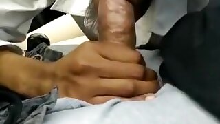 Friend let's me cum in her mouth, on her break!