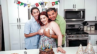 Stepmom Giving Special Freeuse Present for Her Stepson'_s Birthday - Cncmilf