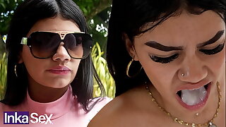 Teen colombiana no le gusta el semen y se lo termina tragando con asco