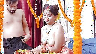 Cheating wife part 02 Newly Married wife with Her Boy Friend Hardcore Fuck in front of Her Husband ( Hindi Audio )