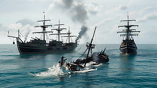 2 pirates fucked sailors after the shipwreck