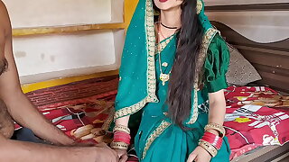 Pados wali bhabhi ko green sadi mein choda bhabhi ki chudai