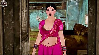Indian Desi Sasur'_s Friend Fucked Busty Big Boobs Bhabhi Hard